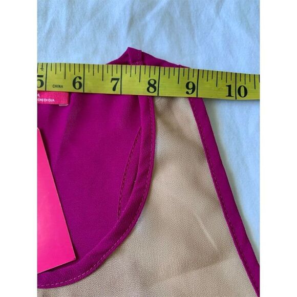 Shasa Women's Sleeveless Colorblock Top Size S Multicolor - Picture 7 of 13